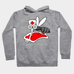 Mosquito Nurse Doctor Blood Donation Campaign Hoodie